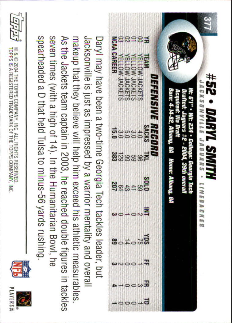 A6884- 2004 Topps Collection FB Card #s 251-385 -You Pick- 15+ FREE US SHIP - Picture 171 of 245