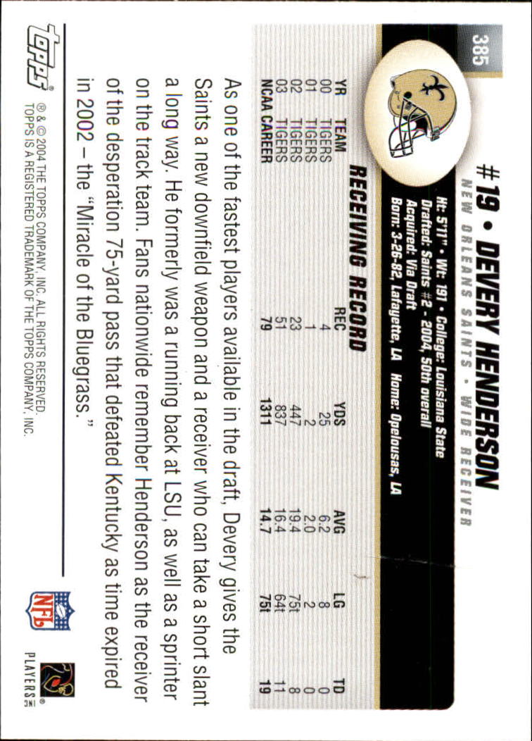 A6884- 2004 Topps Collection FB Card #s 251-385 -You Pick- 15+ FREE US SHIP - Picture 131 of 245