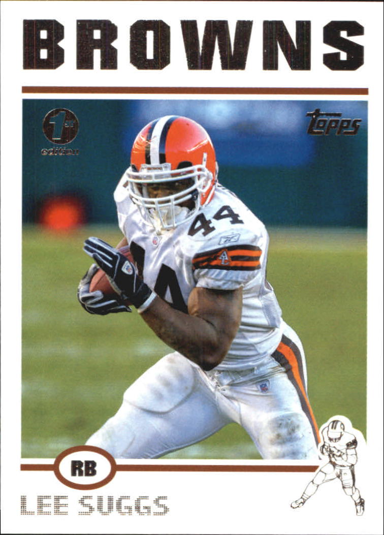 2004 Topps First Edition Cleveland Card Browns Football Card 128 Lee