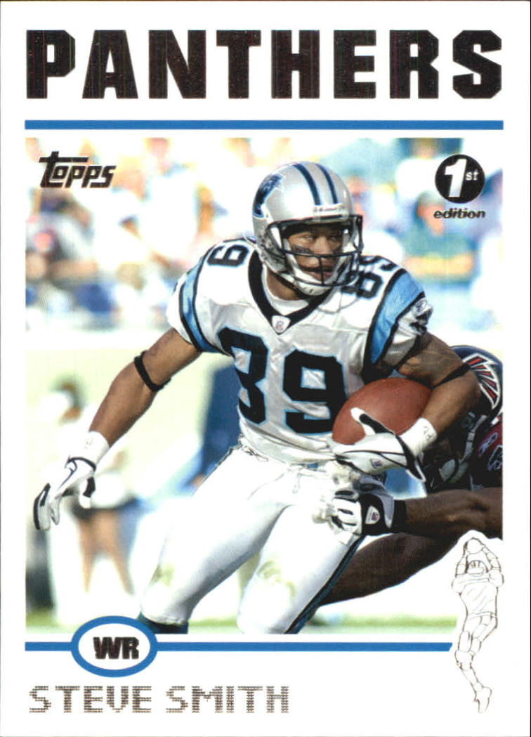 2004 Topps First Edition Carolina Panthers Football Card 227 Steve