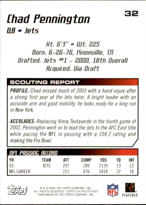 B4109- 2004 Topps Draft Picks And Prospects Fb Karten -du Pick- 15 + Kostenlose - Bild 64 von 341