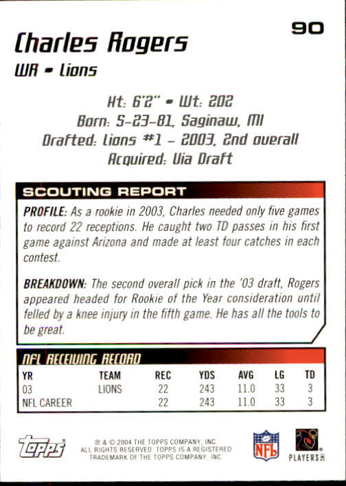 B4109- 2004 Topps Draft Picks And Prospects Fb Karten -du Pick- 15 + Kostenlose - Bild 178 von 341