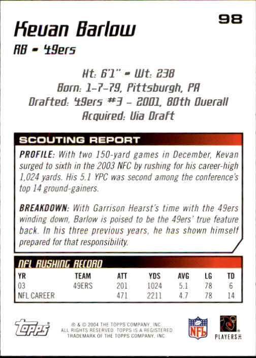 B4109- 2004 Topps Draft Picks And Prospects Fb Karten -du Pick- 15 + Kostenlose - Bild 194 von 341