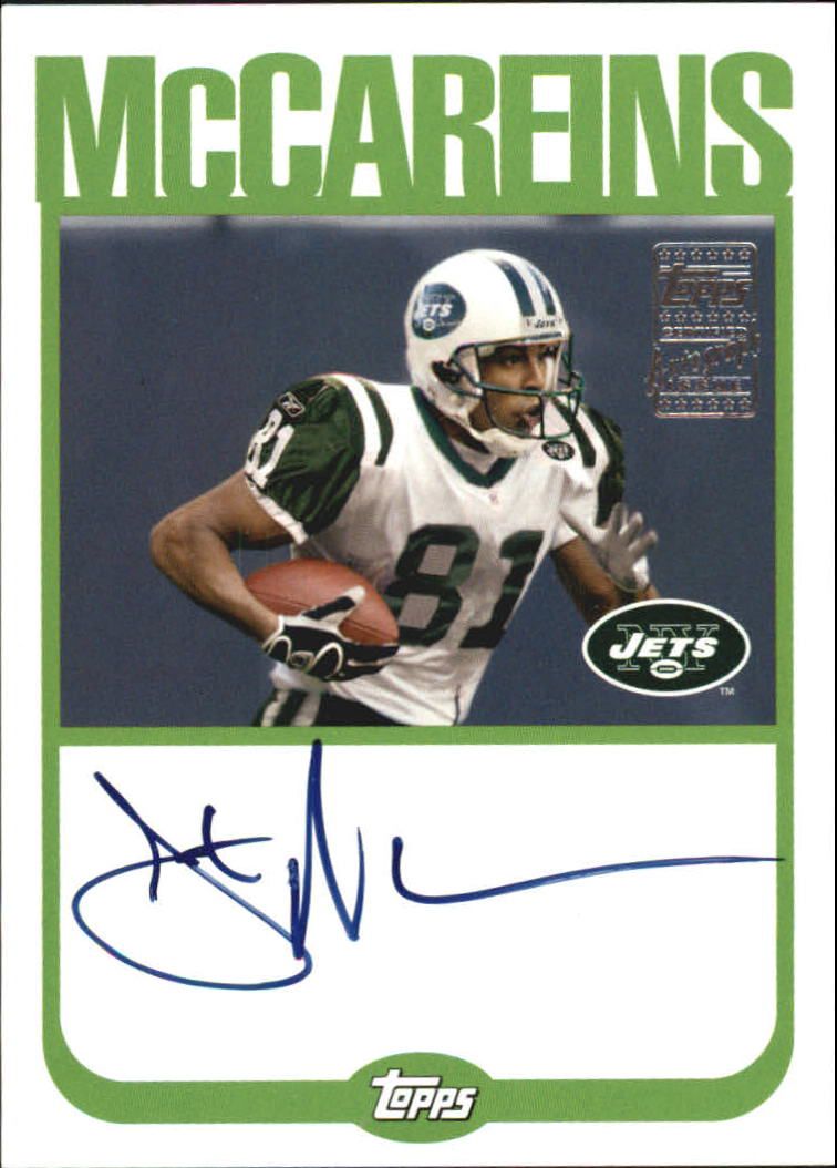 New York Jets Justin McCareins Signed Autographed 8×10 Photo