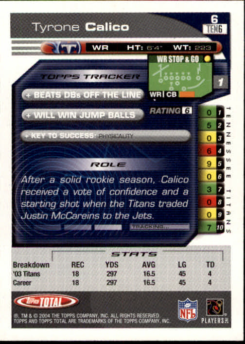 B1232- 2004 Topps Total FB Card #s 1-250 +Rookies -You Pick- 15+ FREE US SHIP - Picture 13 of 501