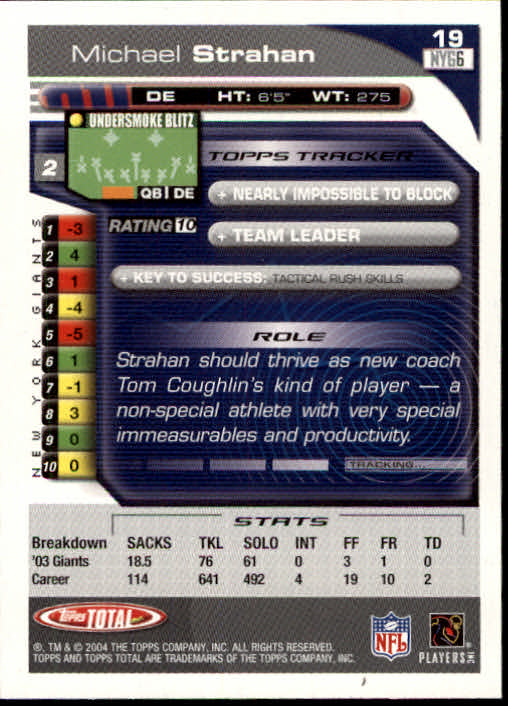 B1232- 2004 Topps Total FB Card #s 1-250 +Rookies -You Pick- 15+ FREE US SHIP - Picture 39 of 501