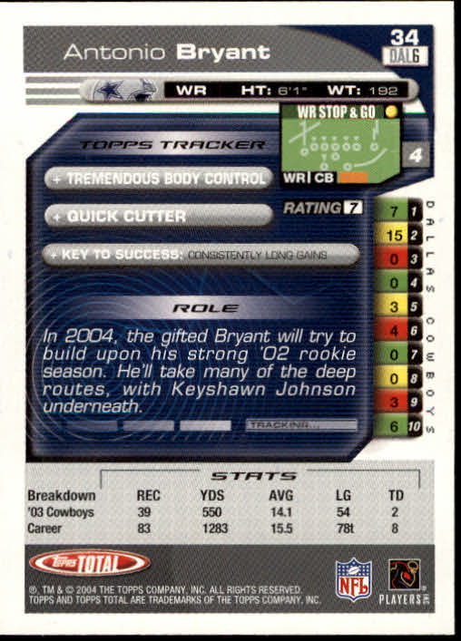 B1232- 2004 Topps Total FB Card #s 1-250 +Rookies -You Pick- 15+ FREE US SHIP - Picture 69 of 501