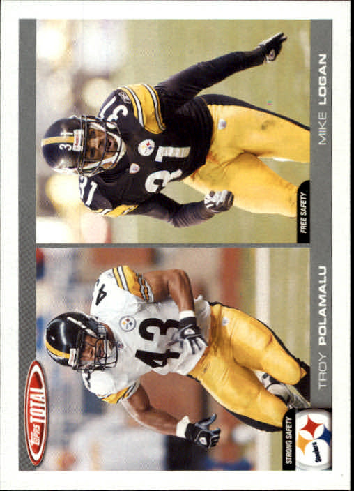 2004 Topps Total #244 Troy Polamalu/Mike Logan - NM-MT