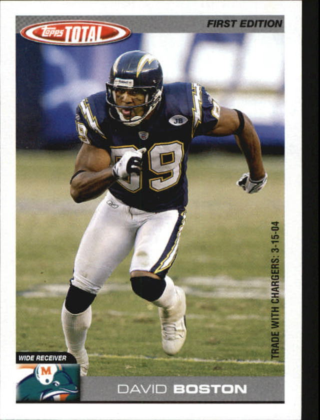 2004 Topps Total First Edition #17 David Boston