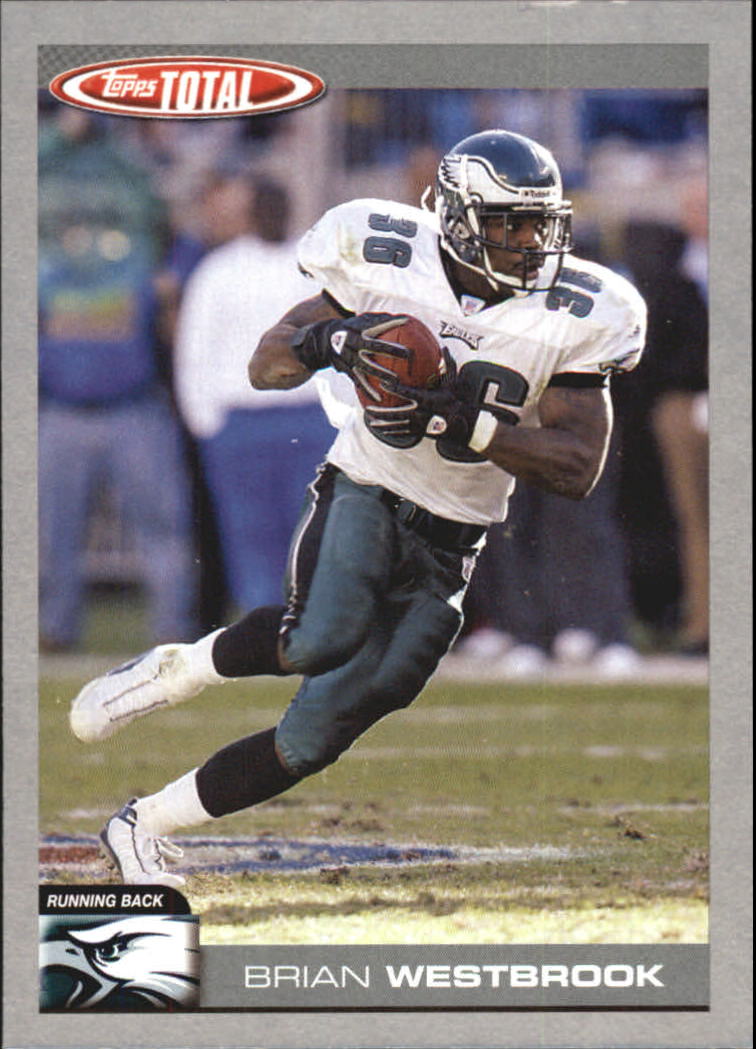 2006 Fleer # Brian Westbrook Philadelphia Eagles Football Card #74