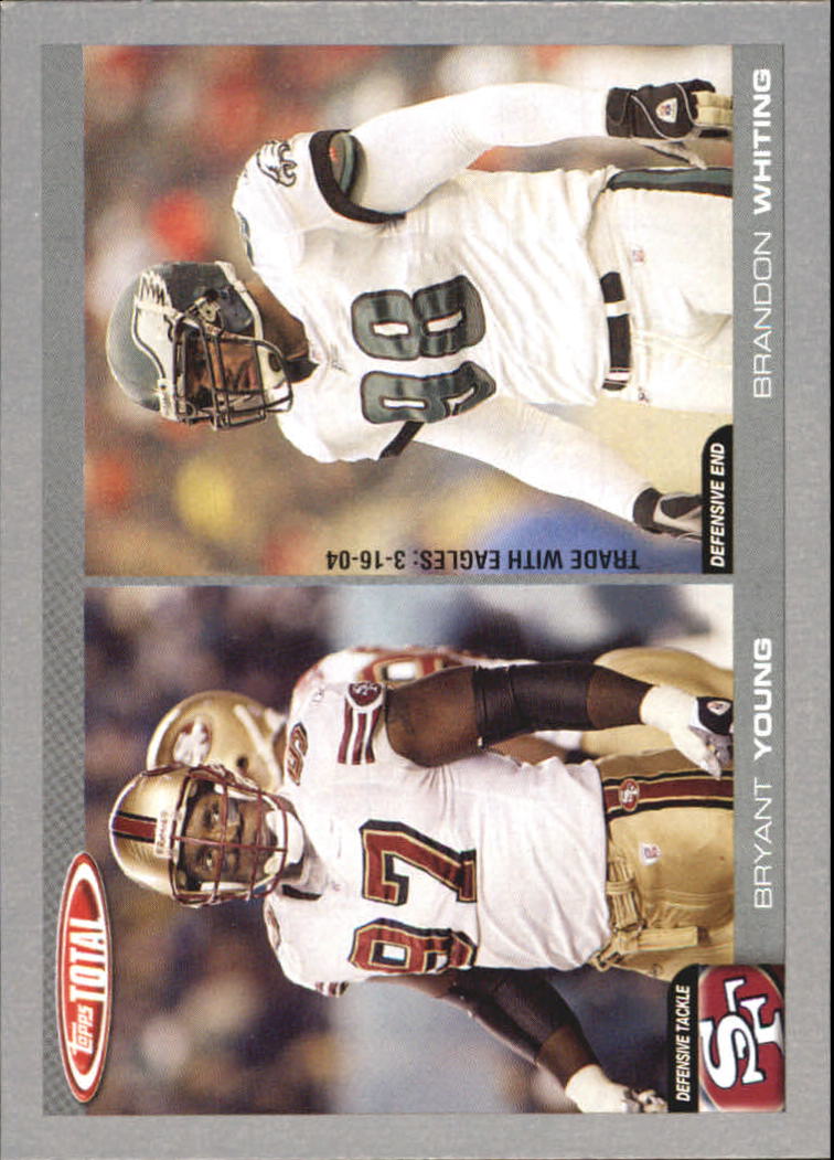 2004 Topps Total Silver #246 Bryant Young/Brandon Whiting