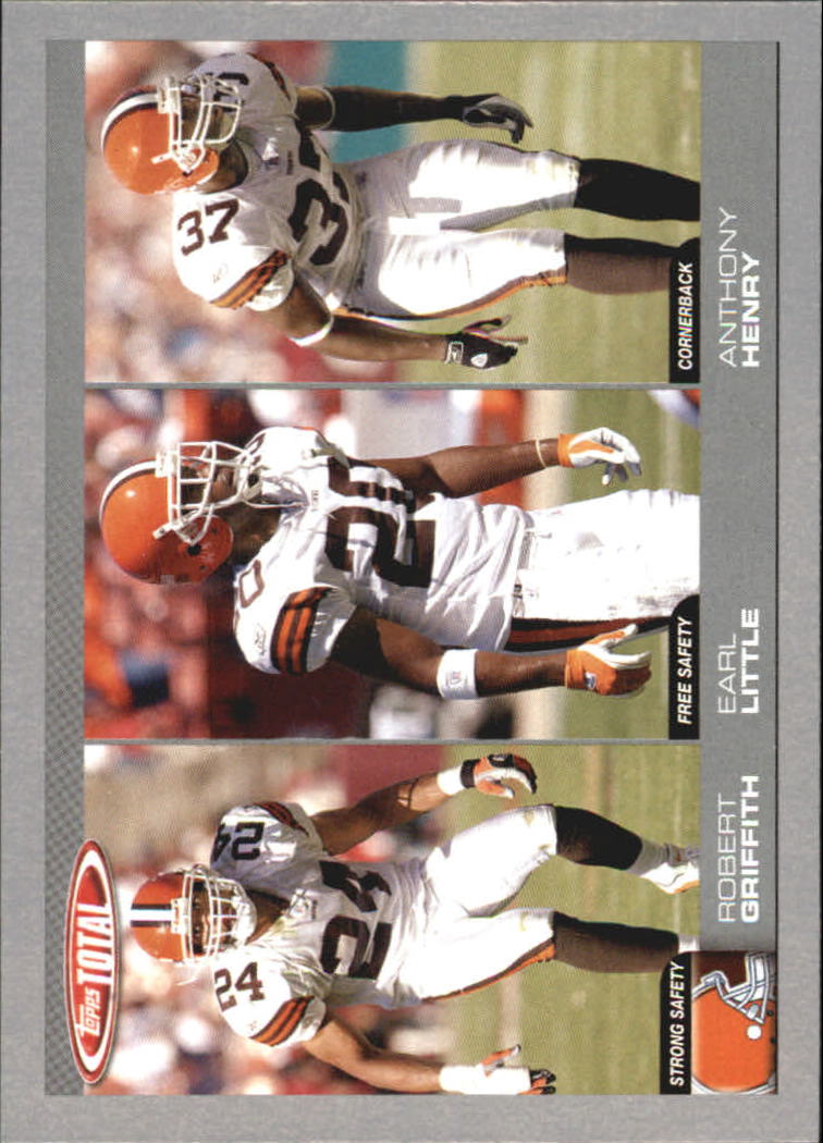 2004 Topps Total Silver #312 Robert Griffith/Earl Little/Anthony Henry