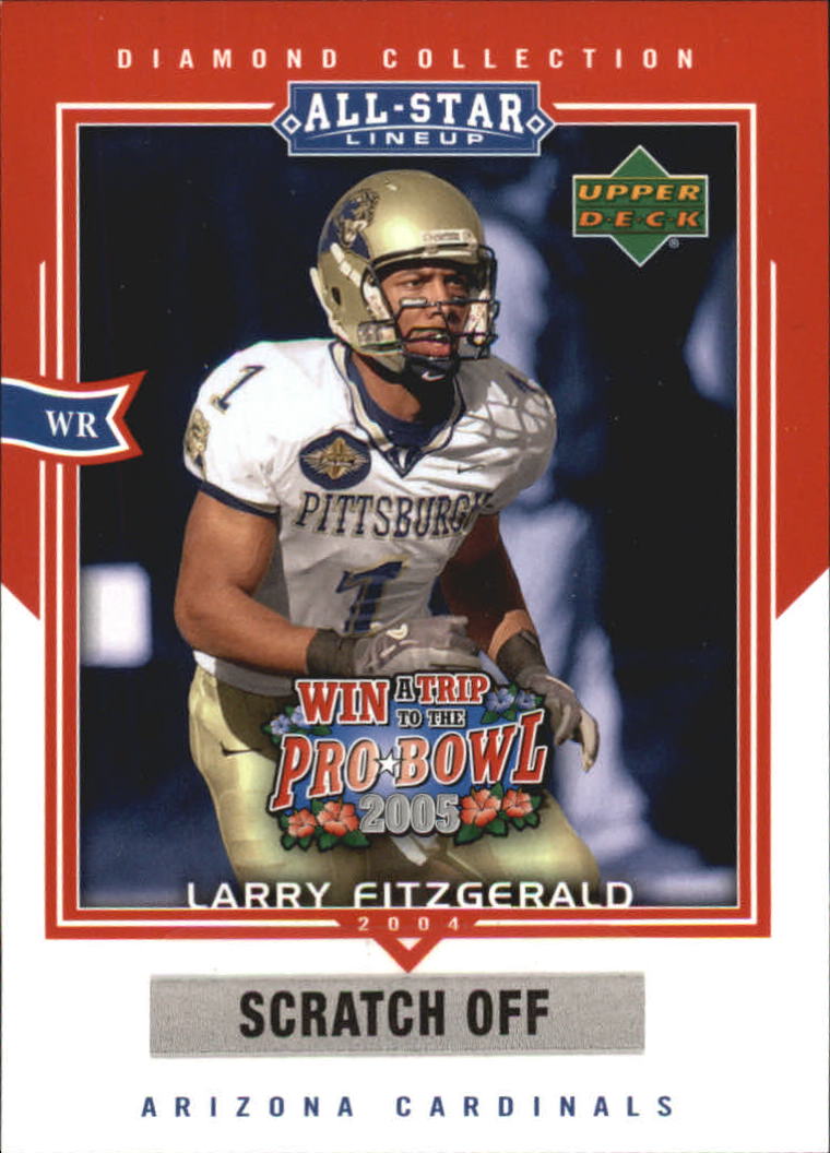 2004 UD Diamond All-Star Promo #AS2 Larry Fitzgerald