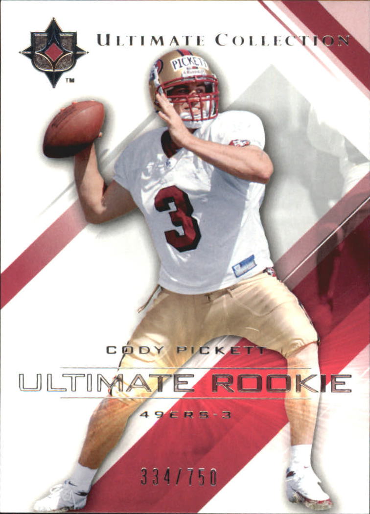 2004 Ultimate Collection (Upper Deck) Football "Main Set" Cards #1 to #135 - Bild 68 von 97