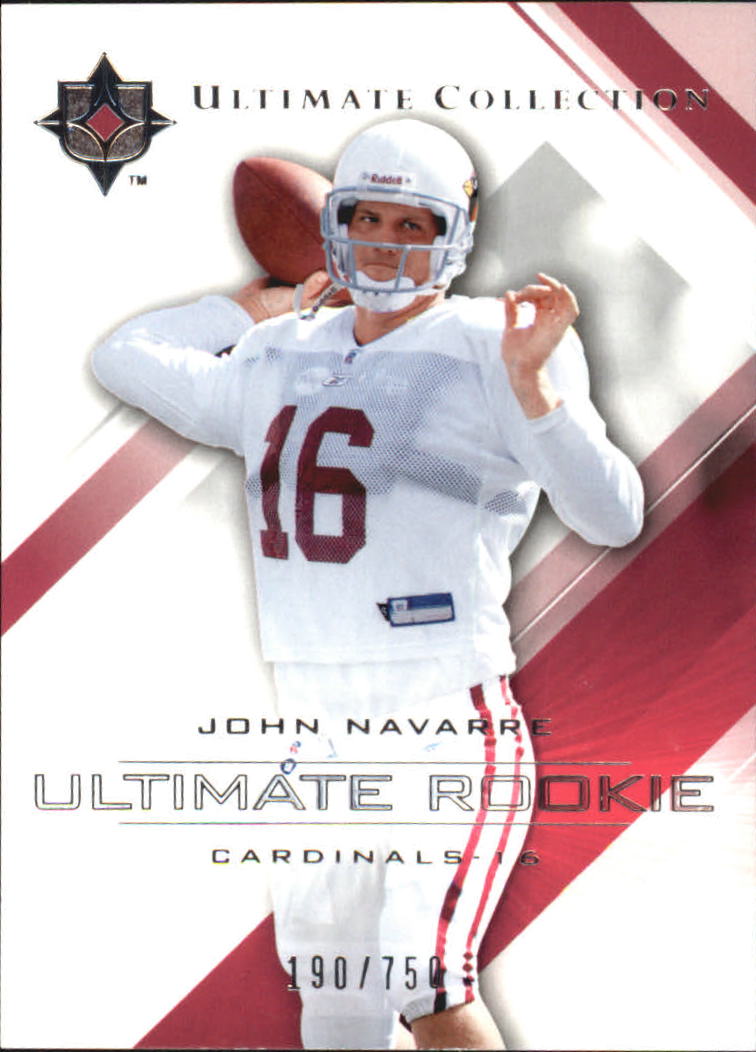 2004 Ultimate Collection (Upper Deck) Football "Main Set" Cards #1 to #135 - Bild 80 von 97