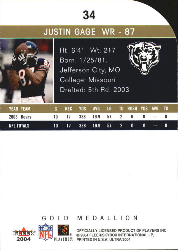 B5905- 2004 Ultra Football Assorted Insert Cards -You Pick- 15+ FREE US SHIP - Picture 49 of 401