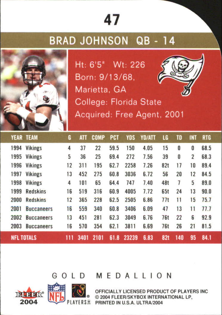 B5905- 2004 Ultra Football Assorted Insert Cards -You Pick- 15+ FREE US SHIP - Picture 73 of 401