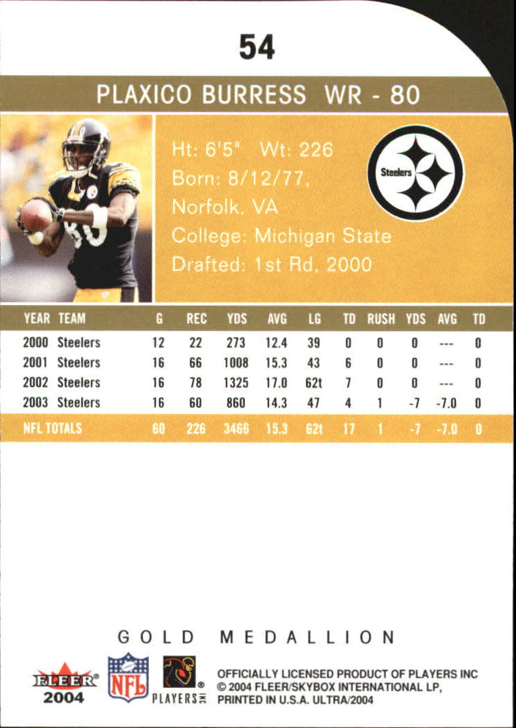 B5905- 2004 Ultra Football Assorted Insert Cards -You Pick- 15+ FREE US SHIP - Picture 87 of 401