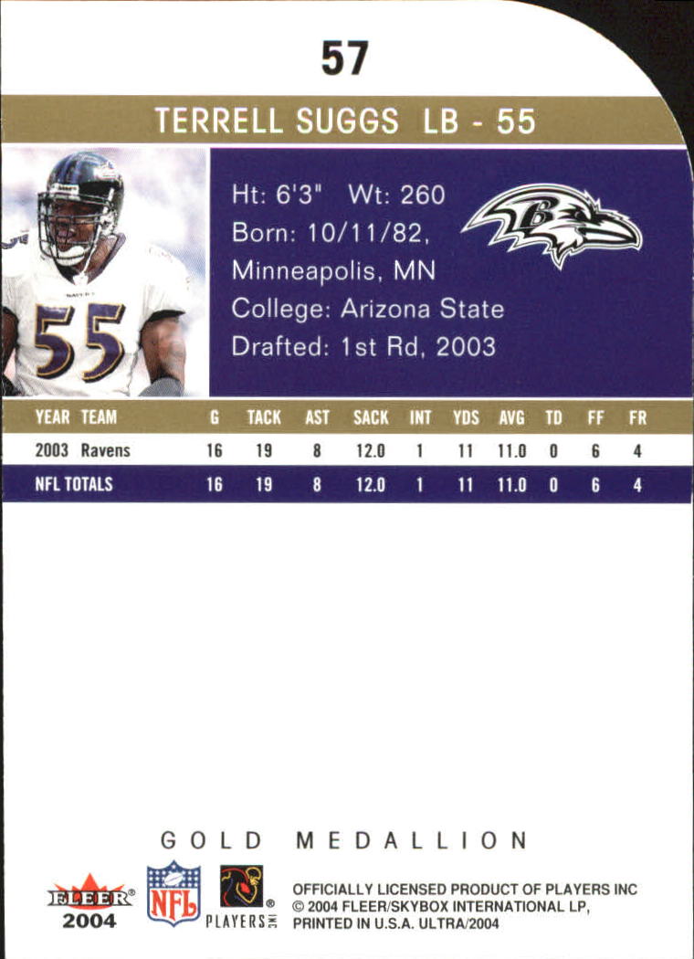 B5905- 2004 Ultra Football Assorted Insert Cards -You Pick- 15+ FREE US SHIP - Picture 93 of 401