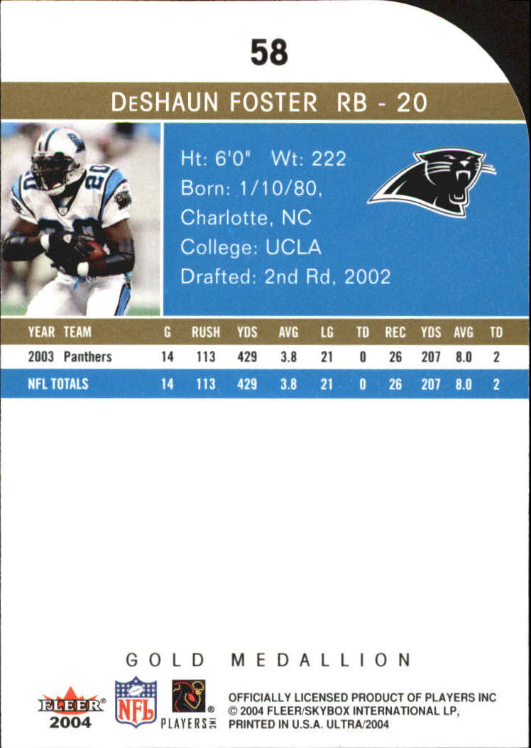 B5905- 2004 Ultra Football Assorted Insert Cards -You Pick- 15+ FREE US SHIP - Picture 95 of 401