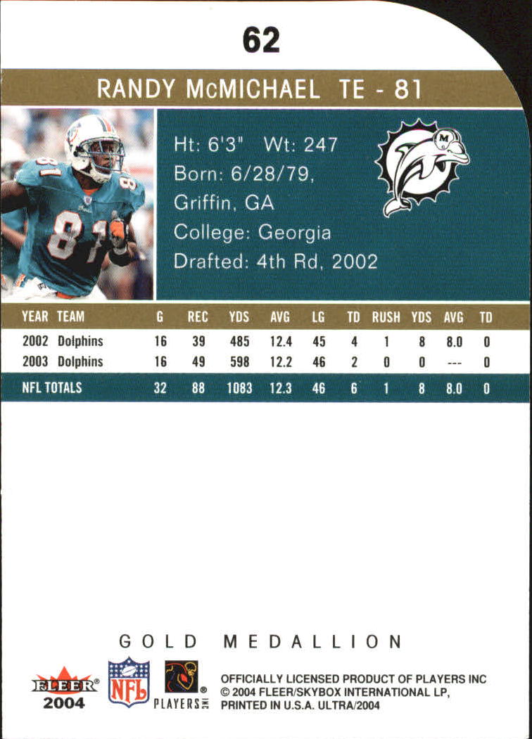 B5905- 2004 Ultra Football Assorted Insert Cards -You Pick- 15+ FREE US SHIP - Picture 103 of 401