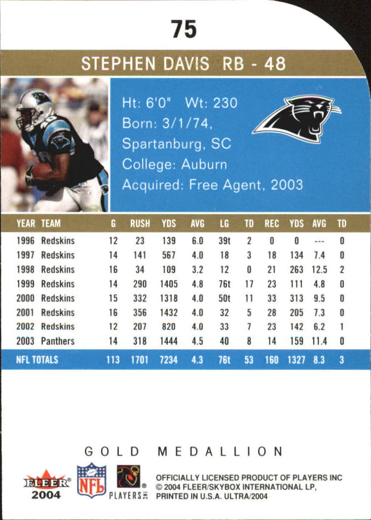 B5905- 2004 Ultra Football Assorted Insert Cards -You Pick- 15+ FREE US SHIP - Picture 127 of 401
