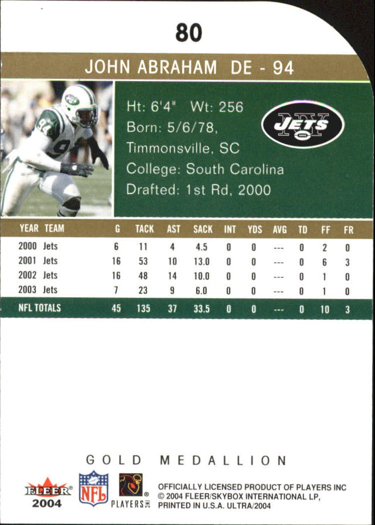 B5905- 2004 Ultra Football Assorted Insert Cards -You Pick- 15+ FREE US SHIP - Picture 137 of 401