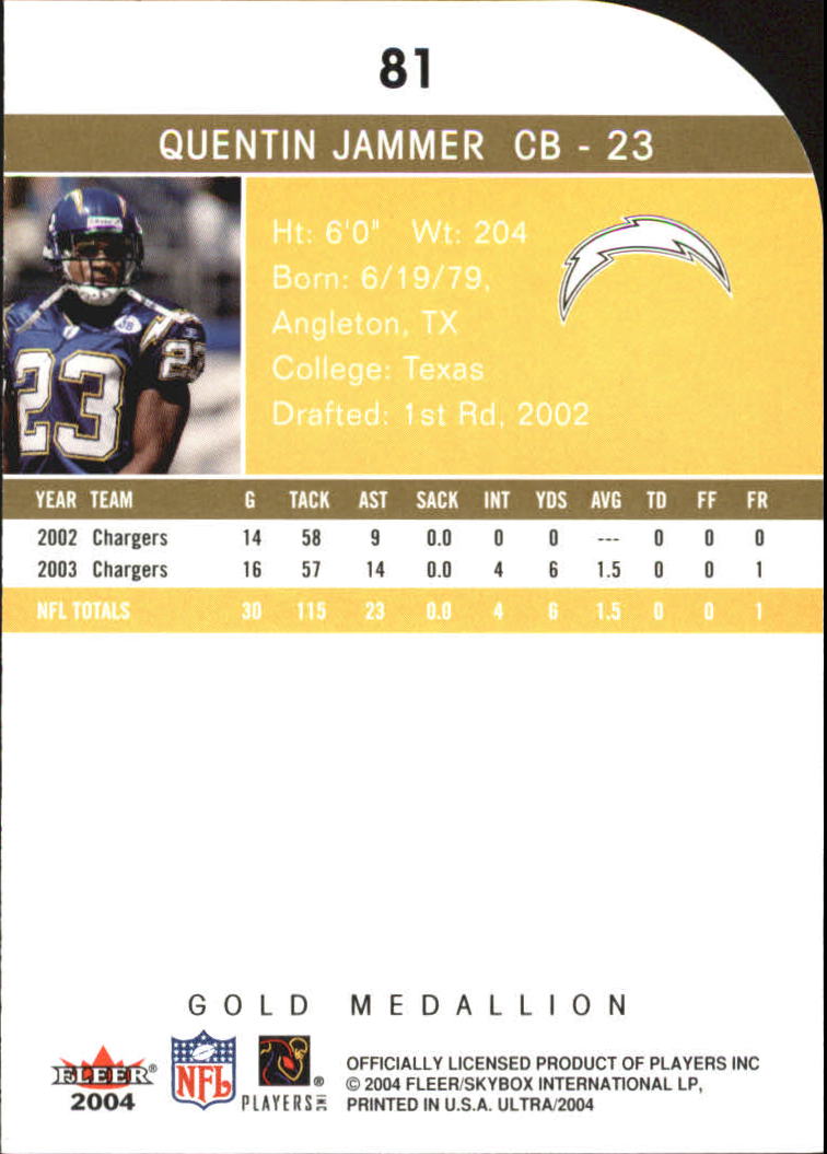 B5905- 2004 Ultra Football Assorted Insert Cards -You Pick- 15+ FREE US SHIP - Picture 139 of 401
