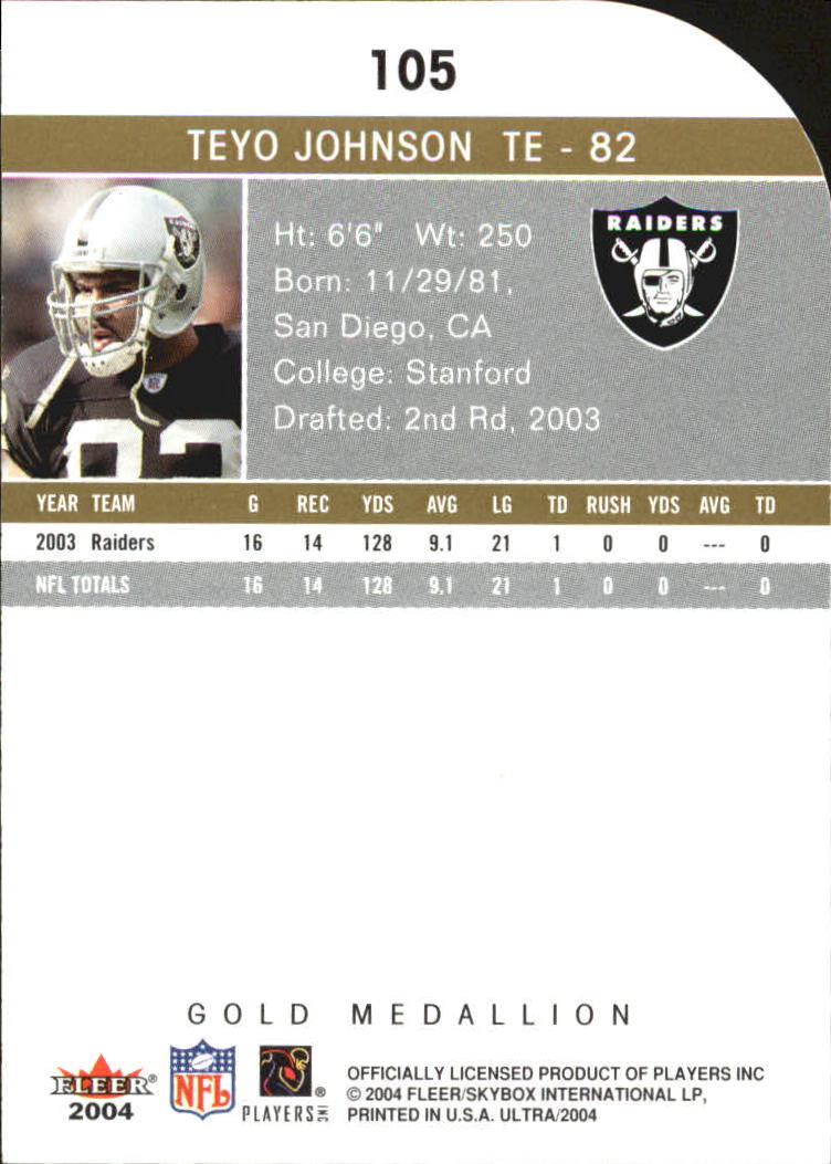 B5905- 2004 Ultra Football Assorted Insert Cards -You Pick- 15+ FREE US SHIP - Picture 183 of 401
