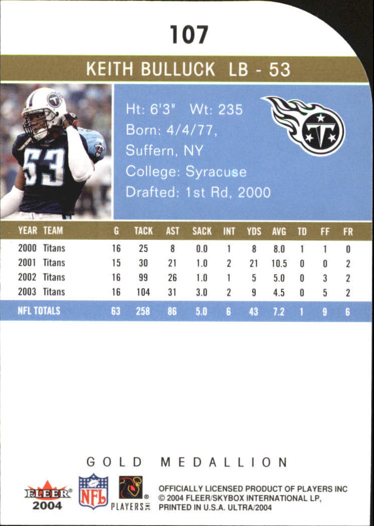 B5905- 2004 Ultra Football Assorted Insert Cards -You Pick- 15+ FREE US SHIP - Picture 187 of 401