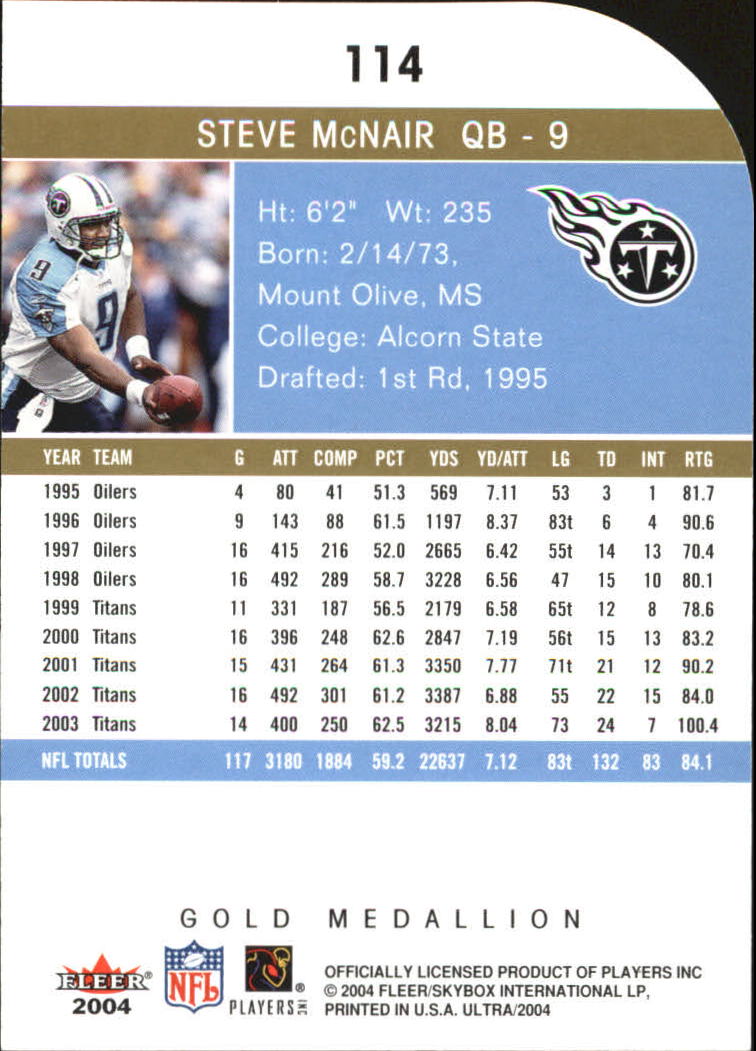 B5905- 2004 Ultra Football Assorted Insert Cards -You Pick- 15+ FREE US SHIP - Picture 201 of 401