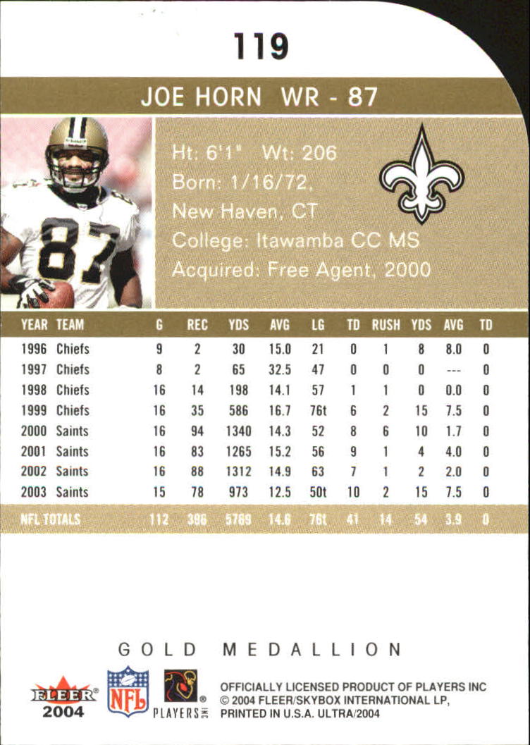 B5905- 2004 Ultra Football Assorted Insert Cards -You Pick- 15+ FREE US SHIP - Picture 211 of 401