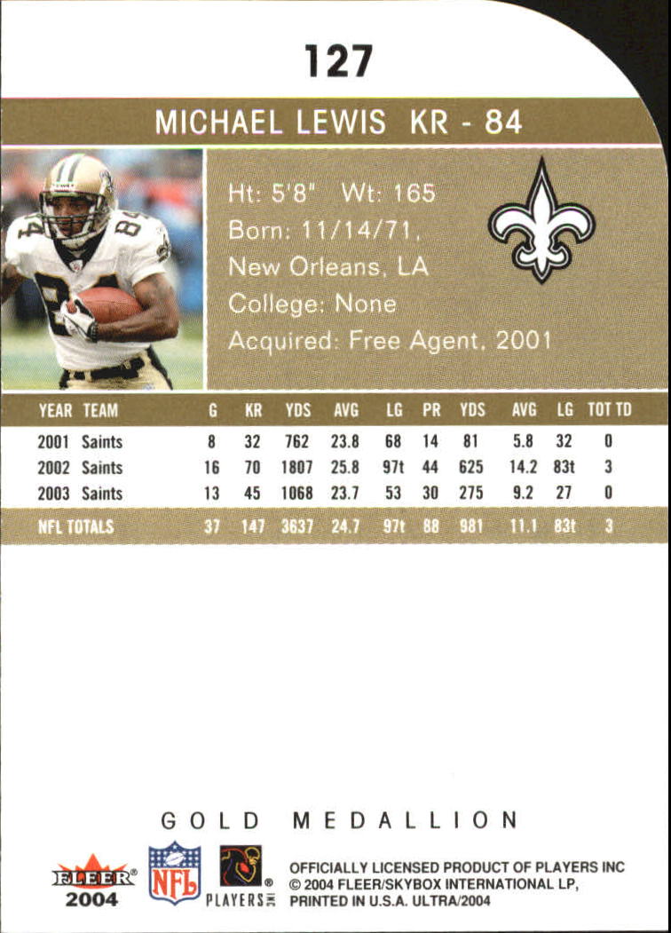 B5905- 2004 Ultra Football Assorted Insert Cards -You Pick- 15+ FREE US SHIP - Picture 225 of 401