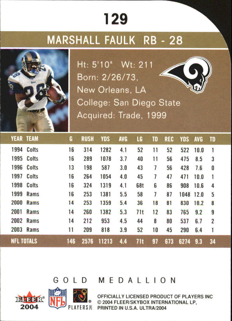 B5905- 2004 Ultra Football Assorted Insert Cards -You Pick- 15+ FREE US SHIP - Picture 229 of 401