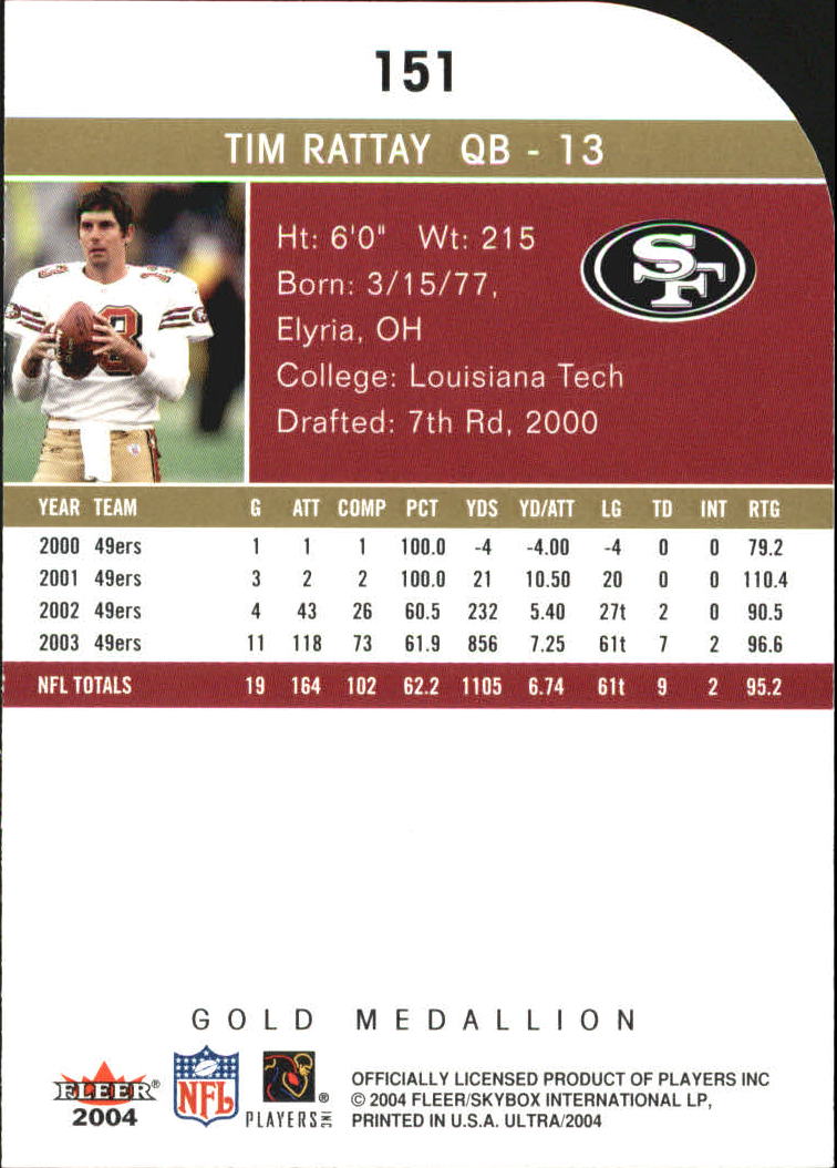 B5905- 2004 Ultra Football Assorted Insert Cards -You Pick- 15+ FREE US SHIP - Picture 263 of 401