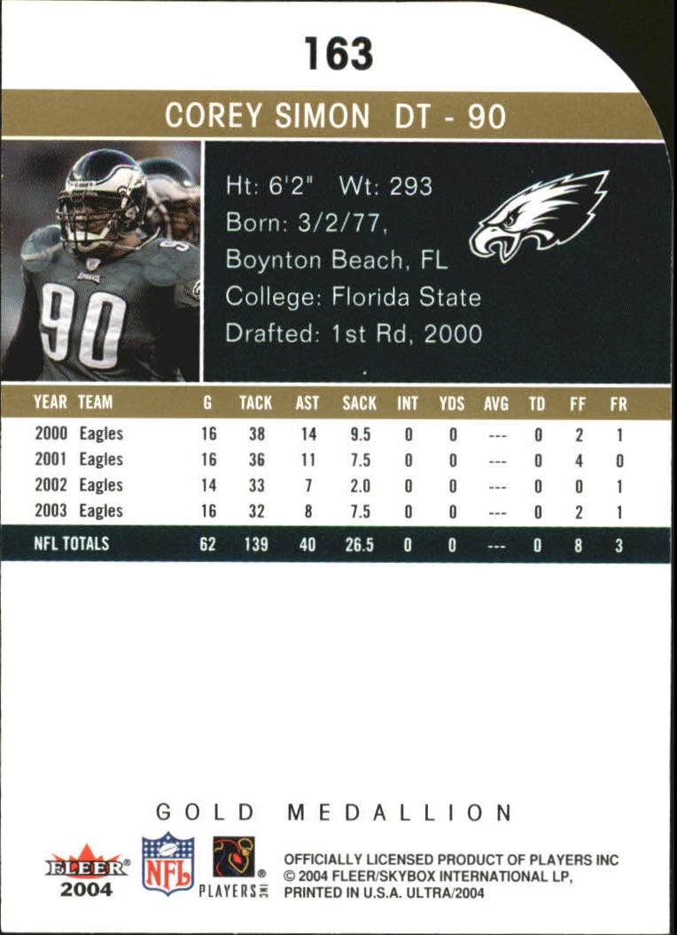 B5905- 2004 Ultra Football Assorted Insert Cards -You Pick- 15+ FREE US SHIP - Picture 287 of 401