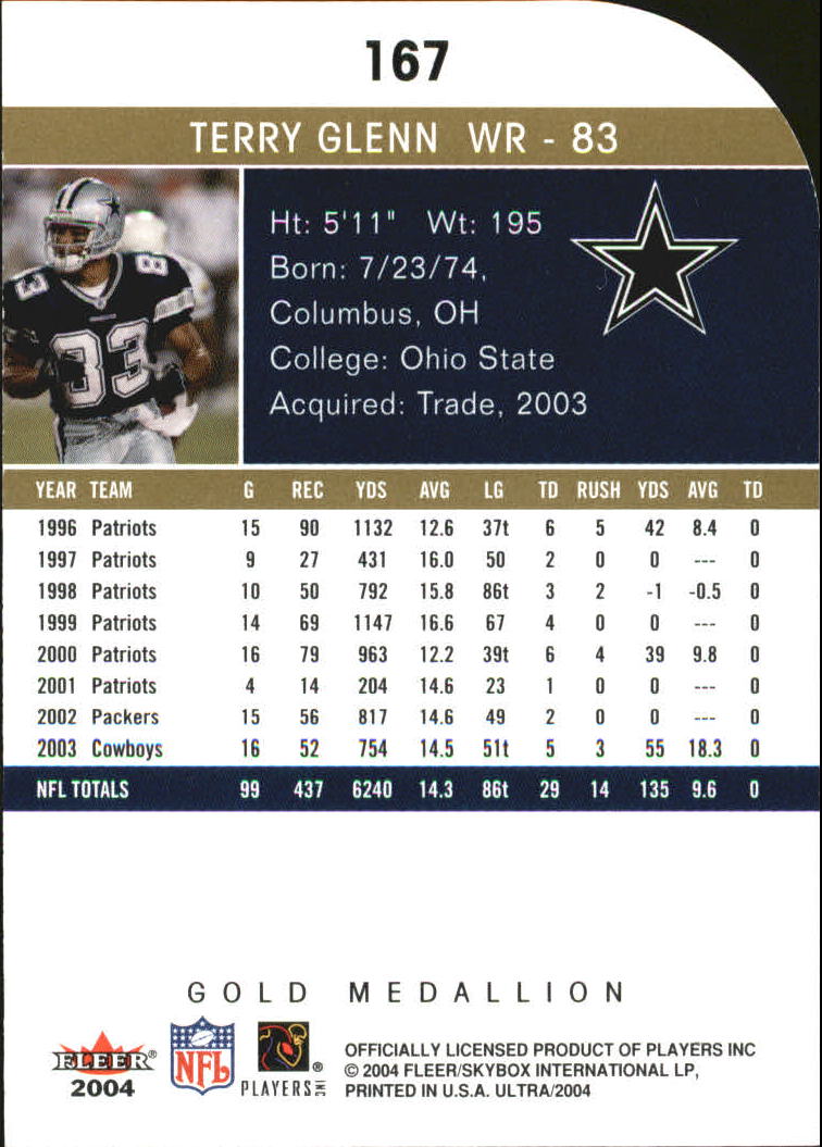 B5905- 2004 Ultra Football Assorted Insert Cards -You Pick- 15+ FREE US SHIP - Picture 295 of 401