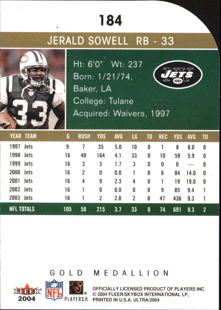 B5905- 2004 Ultra Football Assorted Insert Cards -You Pick- 15+ FREE US SHIP - Picture 319 of 401