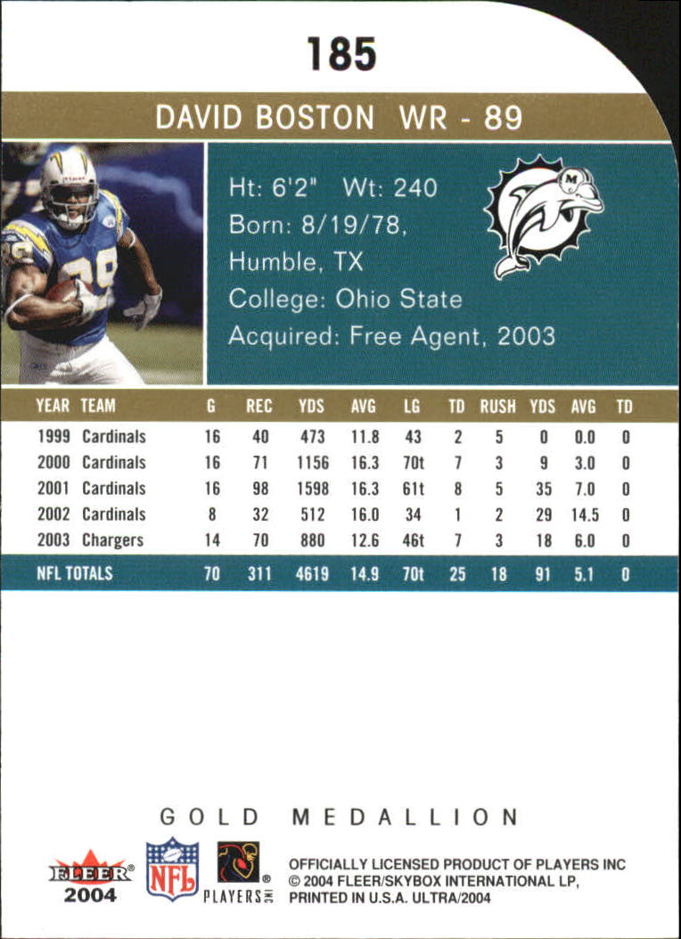 B5905- 2004 Ultra Football Assorted Insert Cards -You Pick- 15+ FREE US SHIP - Picture 321 of 401