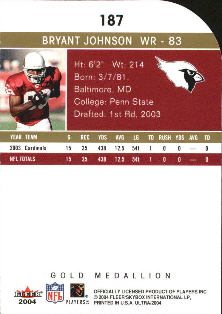 B5905- 2004 Ultra Football Assorted Insert Cards -You Pick- 15+ FREE US SHIP - Picture 325 of 401