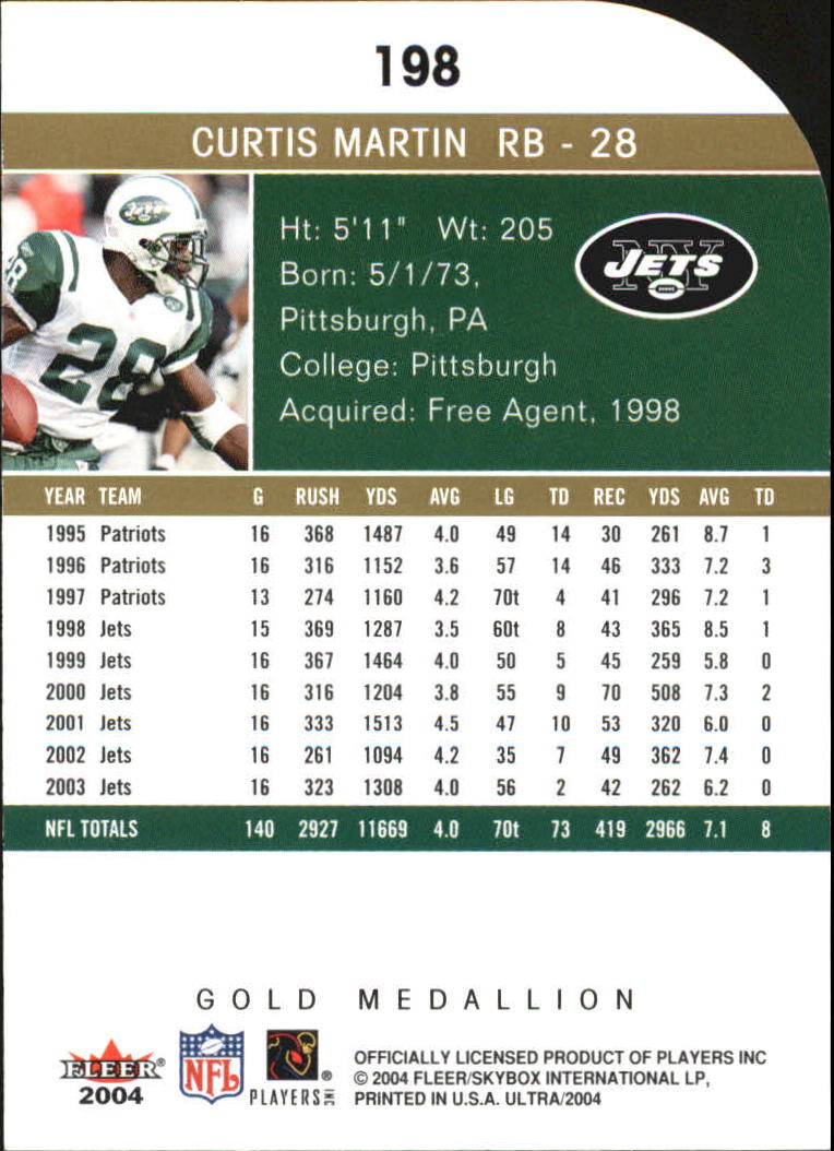 B5905- 2004 Ultra Football Assorted Insert Cards -You Pick- 15+ FREE US SHIP - Picture 341 of 401