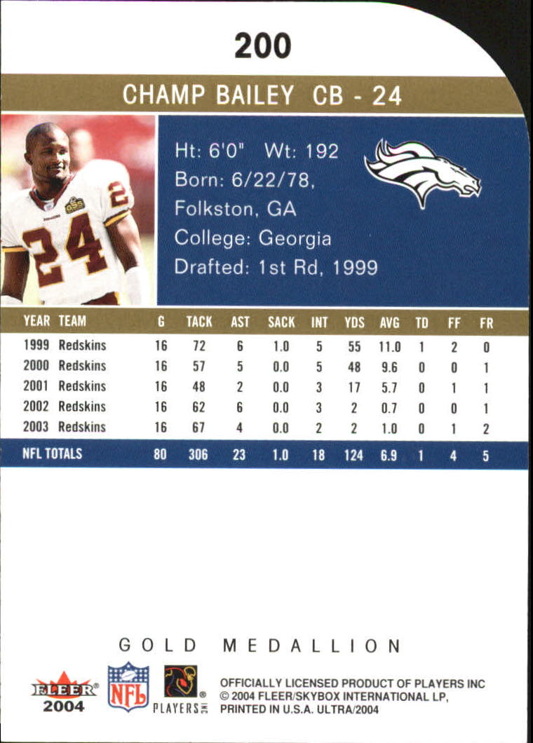 B5905- 2004 Ultra Football Assorted Insert Cards -You Pick- 15+ FREE US SHIP - Picture 343 of 401