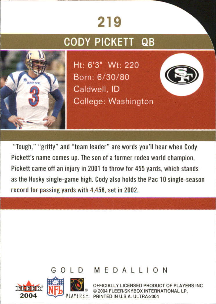 B5905- 2004 Ultra Football Assorted Insert Cards -You Pick- 15+ FREE US SHIP - Picture 367 of 401