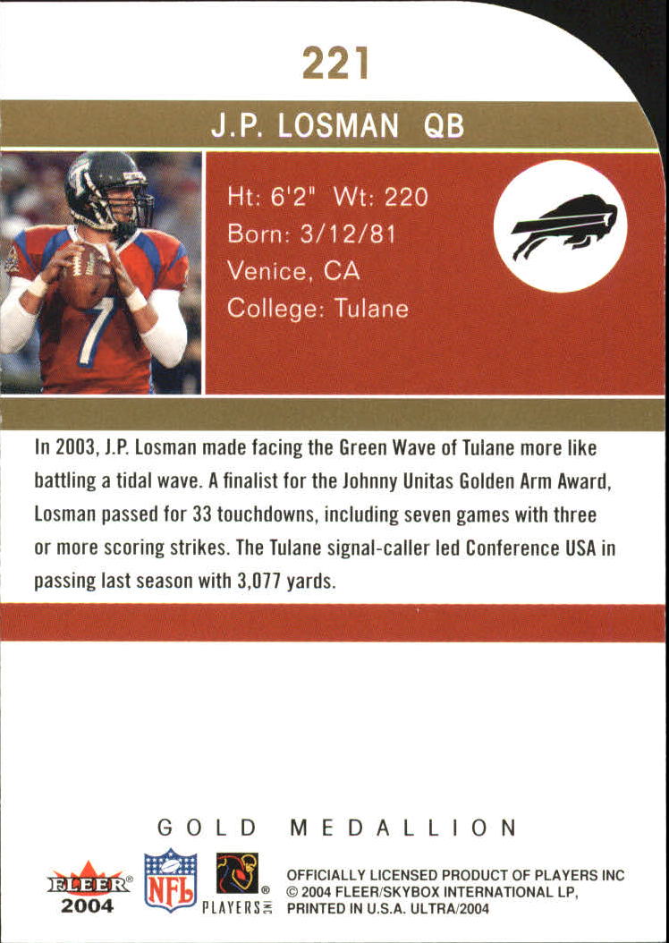 B5905- 2004 Ultra Football Assorted Insert Cards -You Pick- 15+ FREE US SHIP - Picture 369 of 401