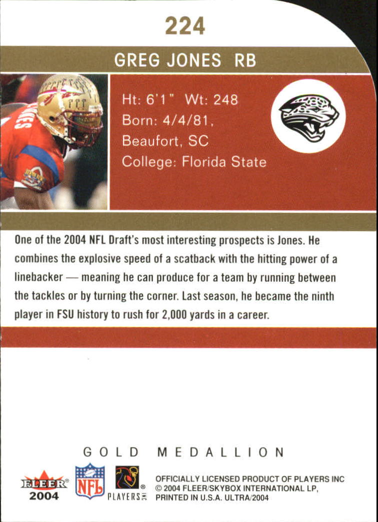B5905- 2004 Ultra Football Assorted Insert Cards -You Pick- 15+ FREE US SHIP - Picture 373 of 401