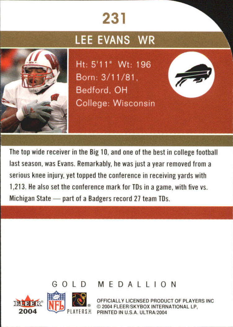 B5905- 2004 Ultra Football Assorted Insert Cards -You Pick- 15+ FREE US SHIP - Picture 385 of 401