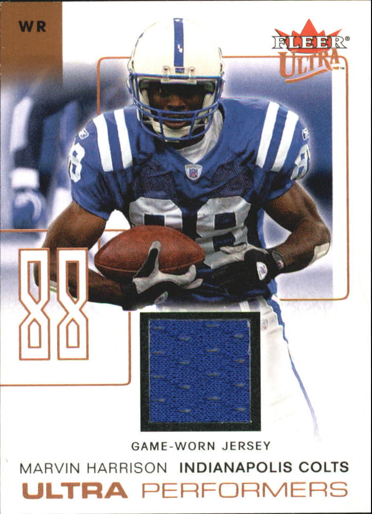 2004 Ultra Performers Game Used Copper #UPMH Marvin Harrison