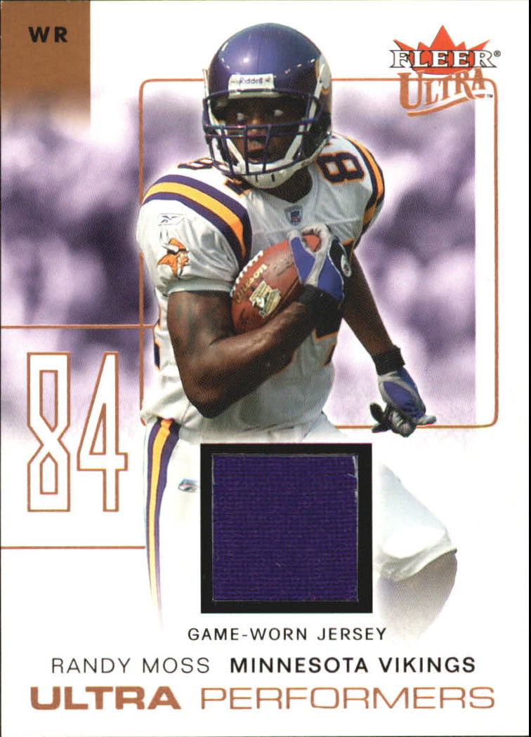 2004 Ultra Performers Game Used Copper #UPRM Randy Moss