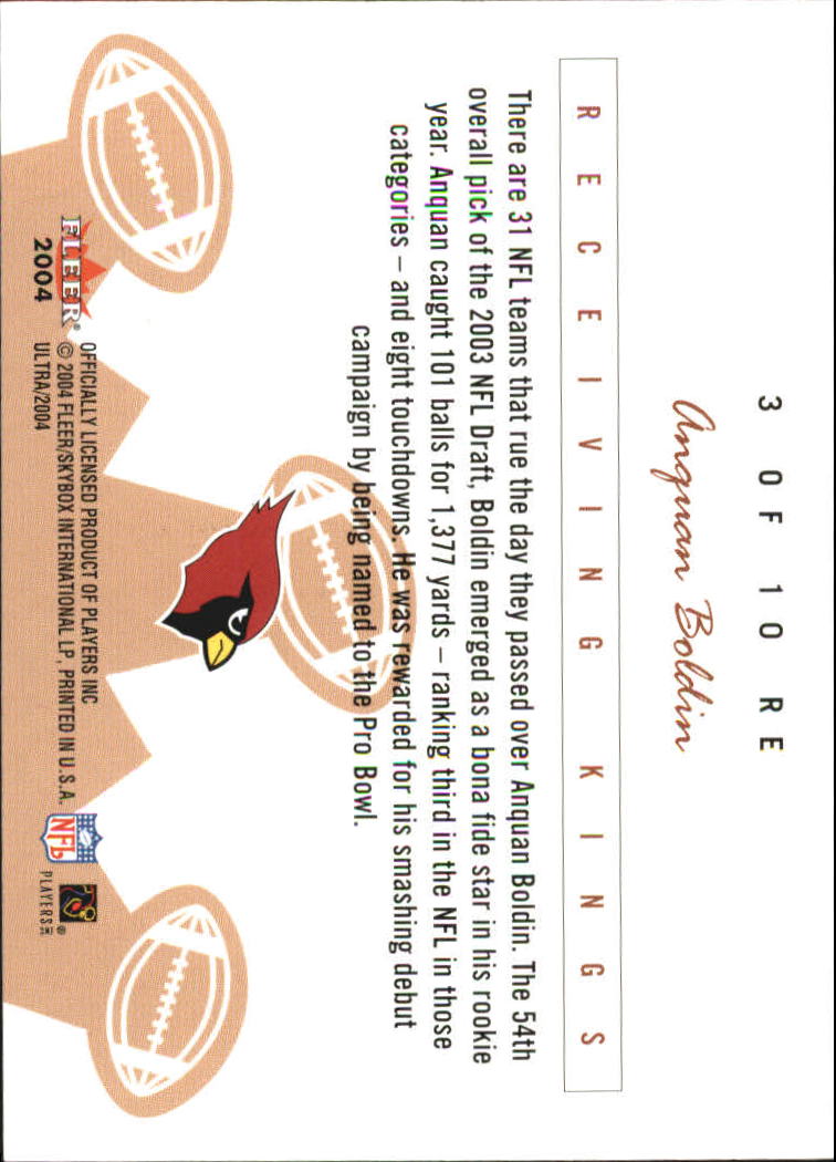 B5905- 2004 Ultra Football Assorted Insert Cards -You Pick- 15+ FREE US SHIP - Picture 399 of 401