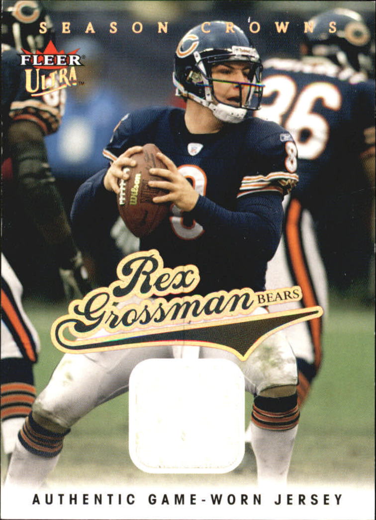 2004 Ultra Season Crowns Game Used Copper #1 Rex Grossman